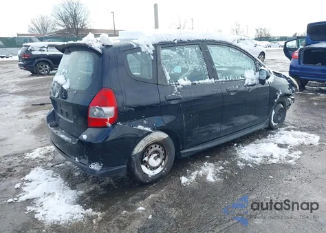 2007 Honda Fit из США, поврежденный, VIN JHMGD37427S041725